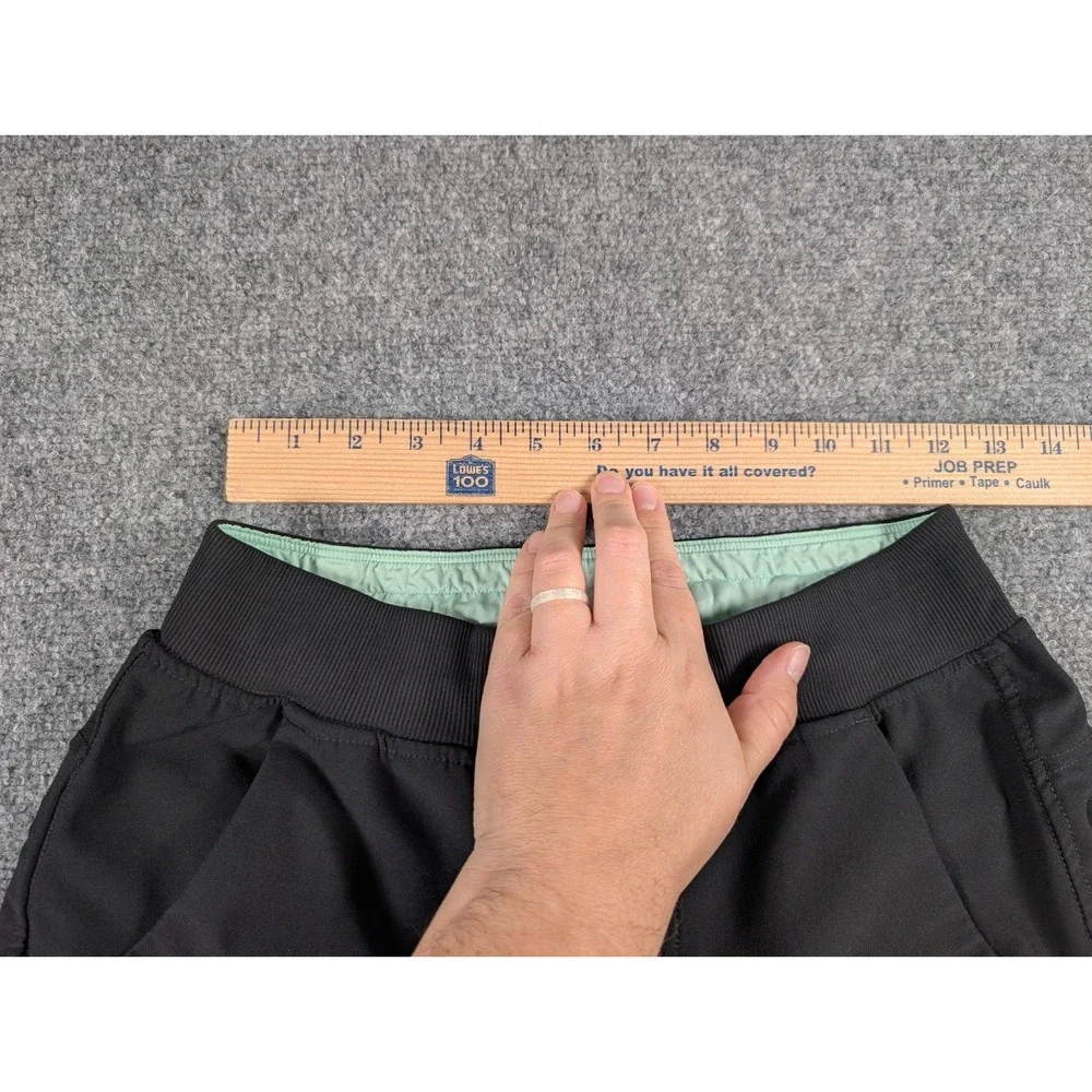 Birddogs Jogger Pants Mens Small‎ Black Lined Performance Drawstring